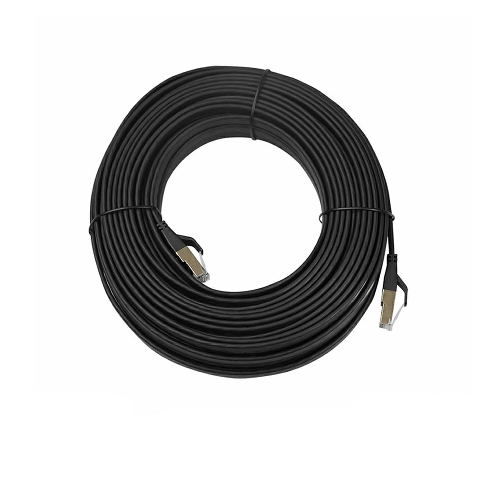 Snowy - Cavo piatto Cat7, cavo di rete Ethernet Cat 8, 20 m, 7, RJ45, cavo di rete Cat8, compatibile con router, modem, cavo LAN RJ 45, ad alta velocità (Cat8, 20 m)
