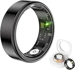 ANEL INTELIGENTE SMART RING TAMANHO '8 A 12' PROVA DÁGUA MONITORAMENTO SAUDE REVENGER RGW74