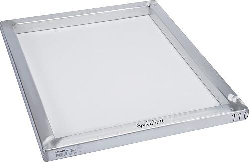 Speedball Aluminum Screen Printing Frame, 20 X 24 inches, 110 Mesh Count, White (004770)