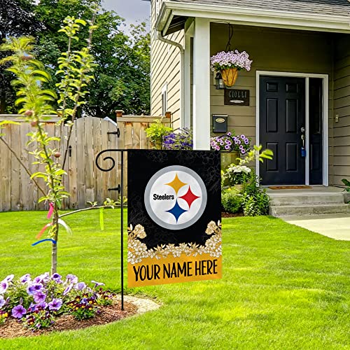 Image of Rico Industries NFL Standard /Primary Personalized 13 inch x 18 inch Double Sided Garden Flag