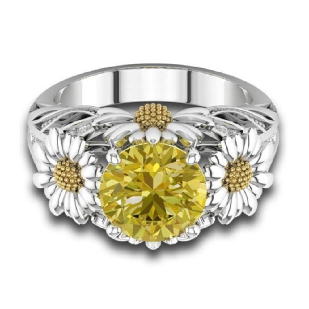 Amazon.com: Lzz Fashion Lady 925 Sterling Silver Ring 3.5ct