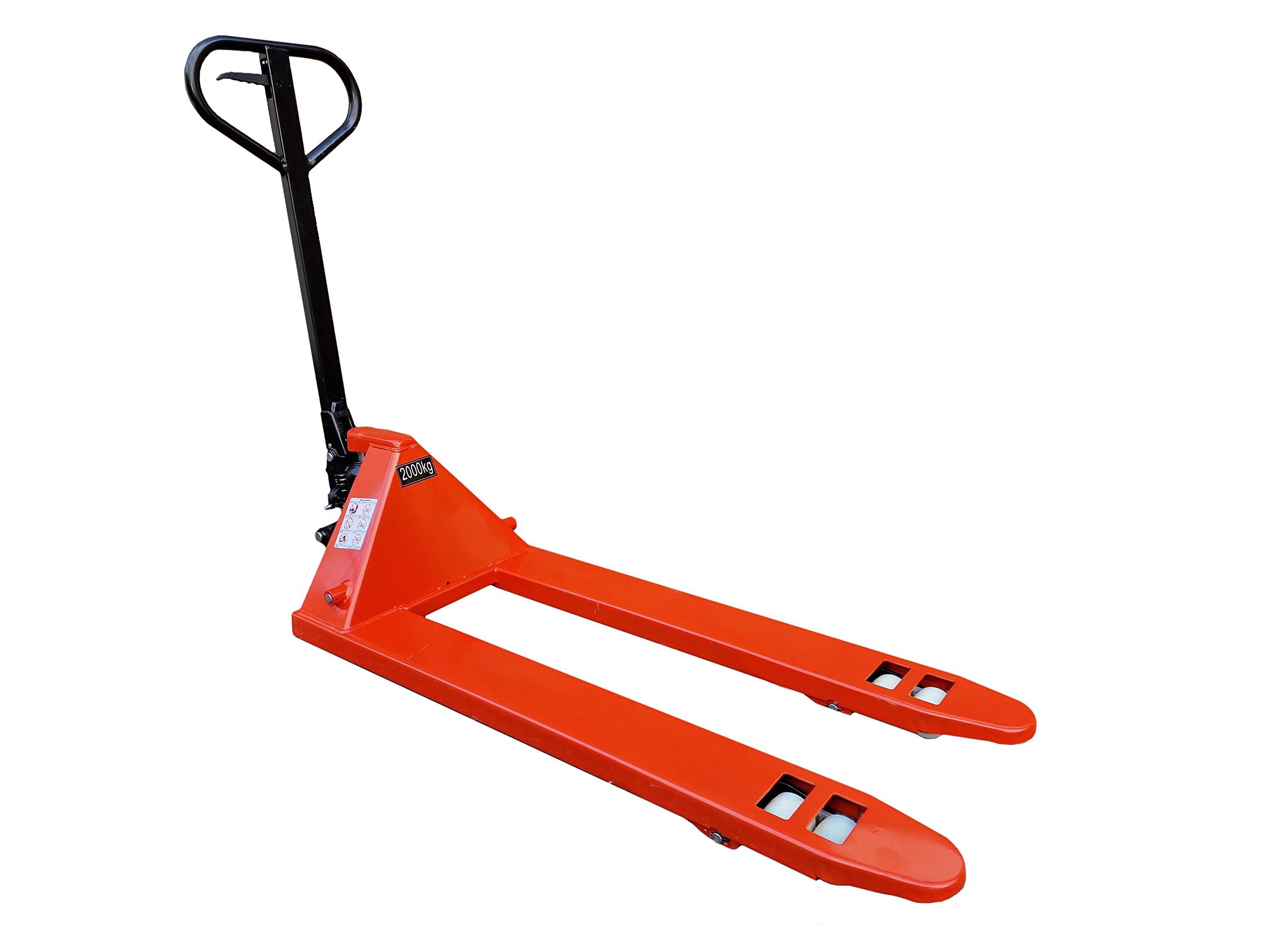 Secure Fix Direct Orange Hand Pump Pallet Truck 2 Ton (Fully Assembled Heavy Duty Jack Manual Trolley 2T)
