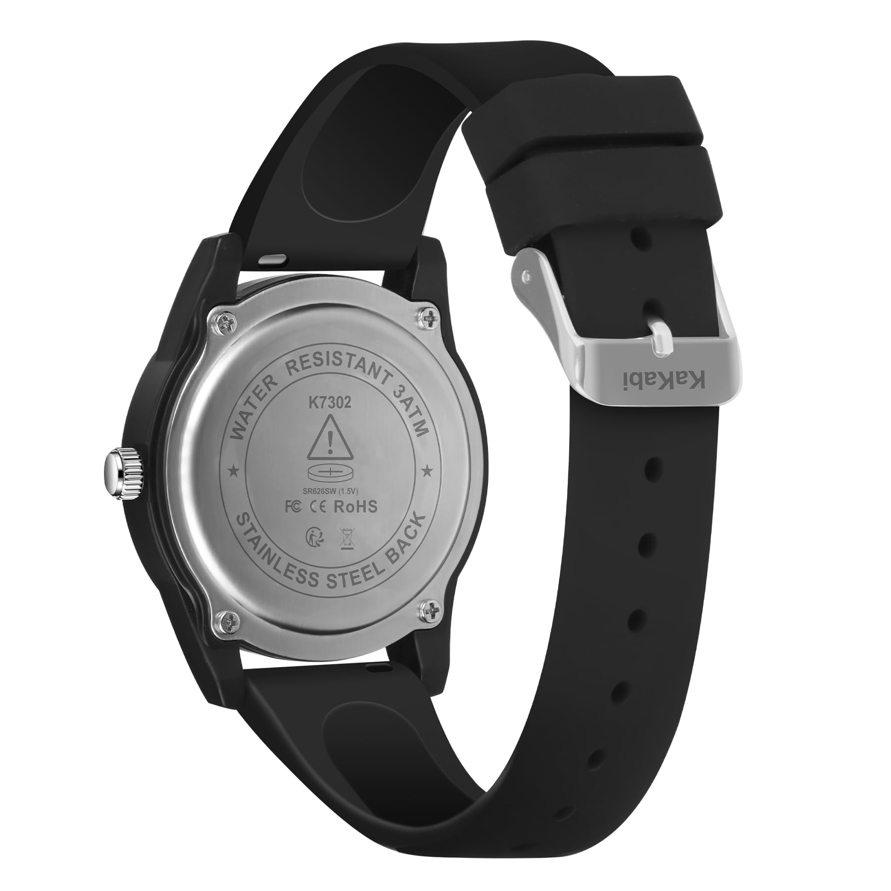 Montre à quartz analogique unisexe facile à lire avec bracelet en silicone pour homme et femme, style militaire, 24 heures, décontracté, confortable, étanche à 30 m