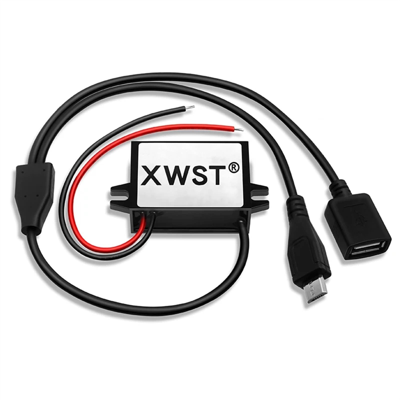 DC DC Konverter 12V 24V 36V 48V 60V 72V auf 5V Wechselrichter 3A 15W Typ-C USB Spannungsregler (Single Ear USB)
