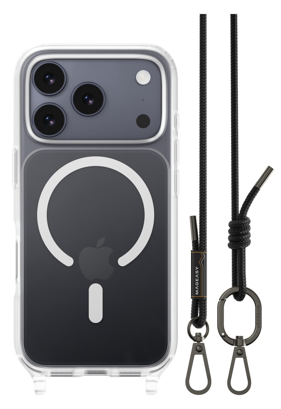 【MagEasy】 iPhone 17 Proケース ショルダー ストラップ Amazon.co.jp: 【MagEasy】 iPhone 17 Pro 対応 ケース