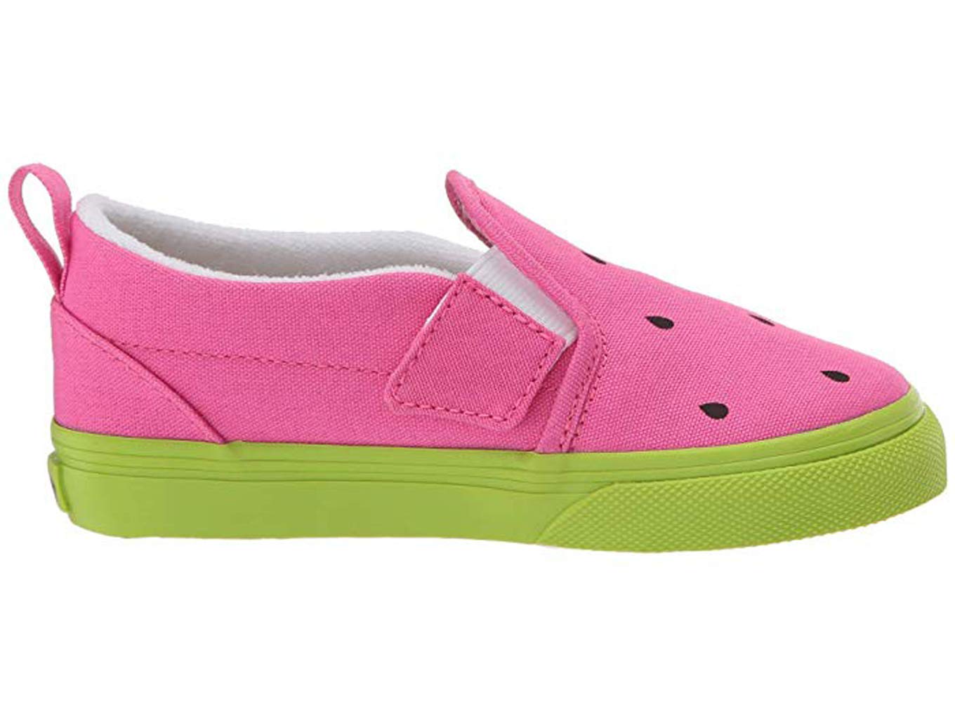Vans Slip-ON V (Watermelon) Carmine Rose/Lime Green