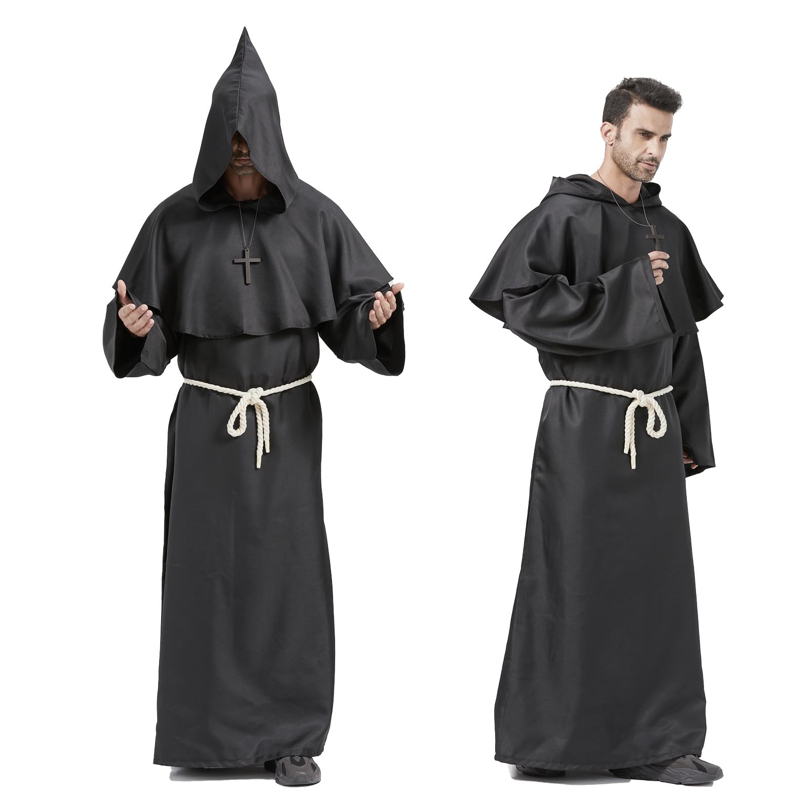 Monk Robe Renaissance Priest Medieval Costume 