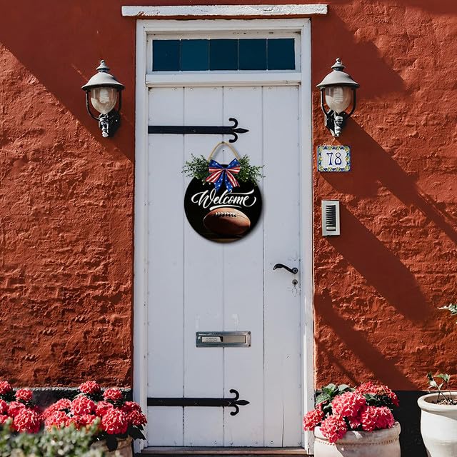 targa in legno welcome ed home in stile shabby chic decorazioni casa