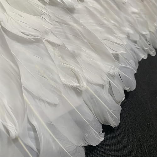 Miniatura 7 de Alas de ángel y halo para niños, disfraz de ángel para adultos, alas de plumas utilizadas para Halloween, disfraz de Nochebuena