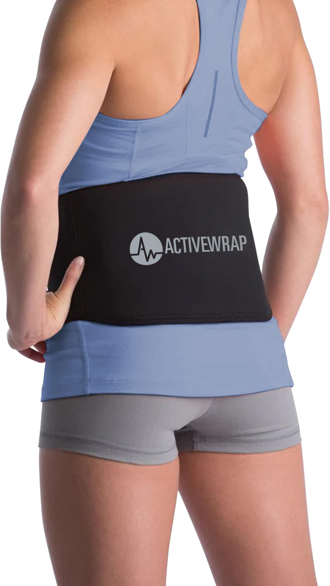 ActiveWrap Back Ice Pack Wrap with Reusable Hot & Cold Packs - Sciatic Nerve Ice Therapy