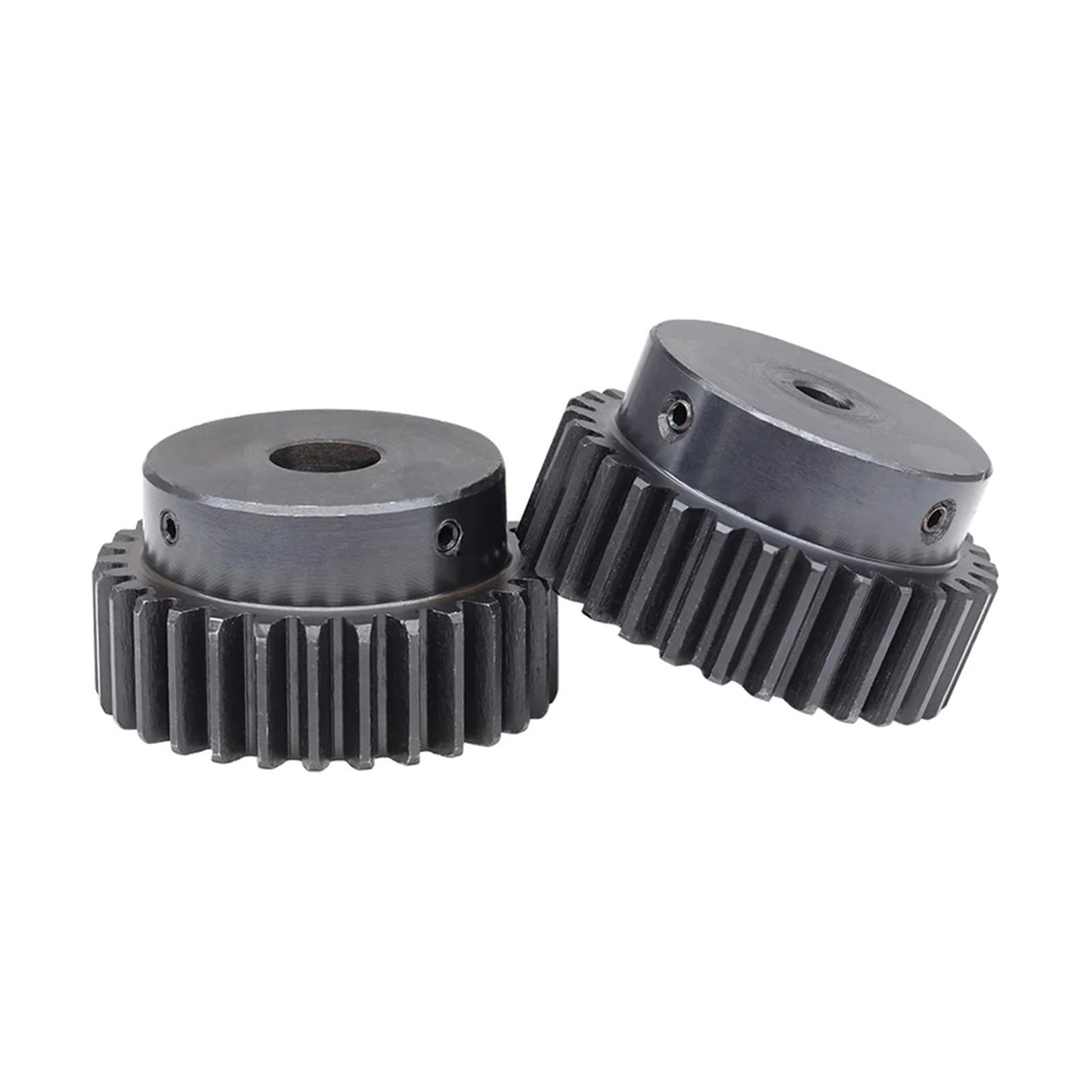 Ingranaggio 2M-30T Alesaggio 8-30 mm Passo 6,28 mmDiametro Esterno Denti 64mm Ruota dentata annerimento Acciaio al Carbonio Altezza Denti 20 mm(10 mm,30T(Keyway Bore))