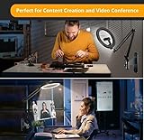 11'' Ring Light Wall Mount Phone Holder, Cell Phone Selfie Light with Wall Rotating Arm Compatible with iPhone 16 15 14 13 12 11 Xr Xs X pro max and Samsung Smartphones - Image 8