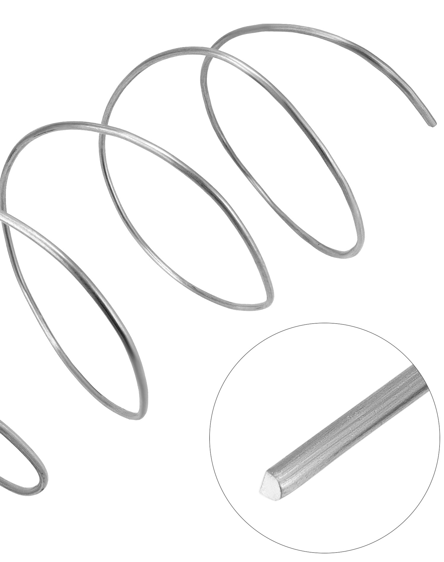 QWORK® 20 Metri Filo di Alluminio Modellabile Ø5mm, Filo Flessibile per Mestiere, Design e Gioielleria