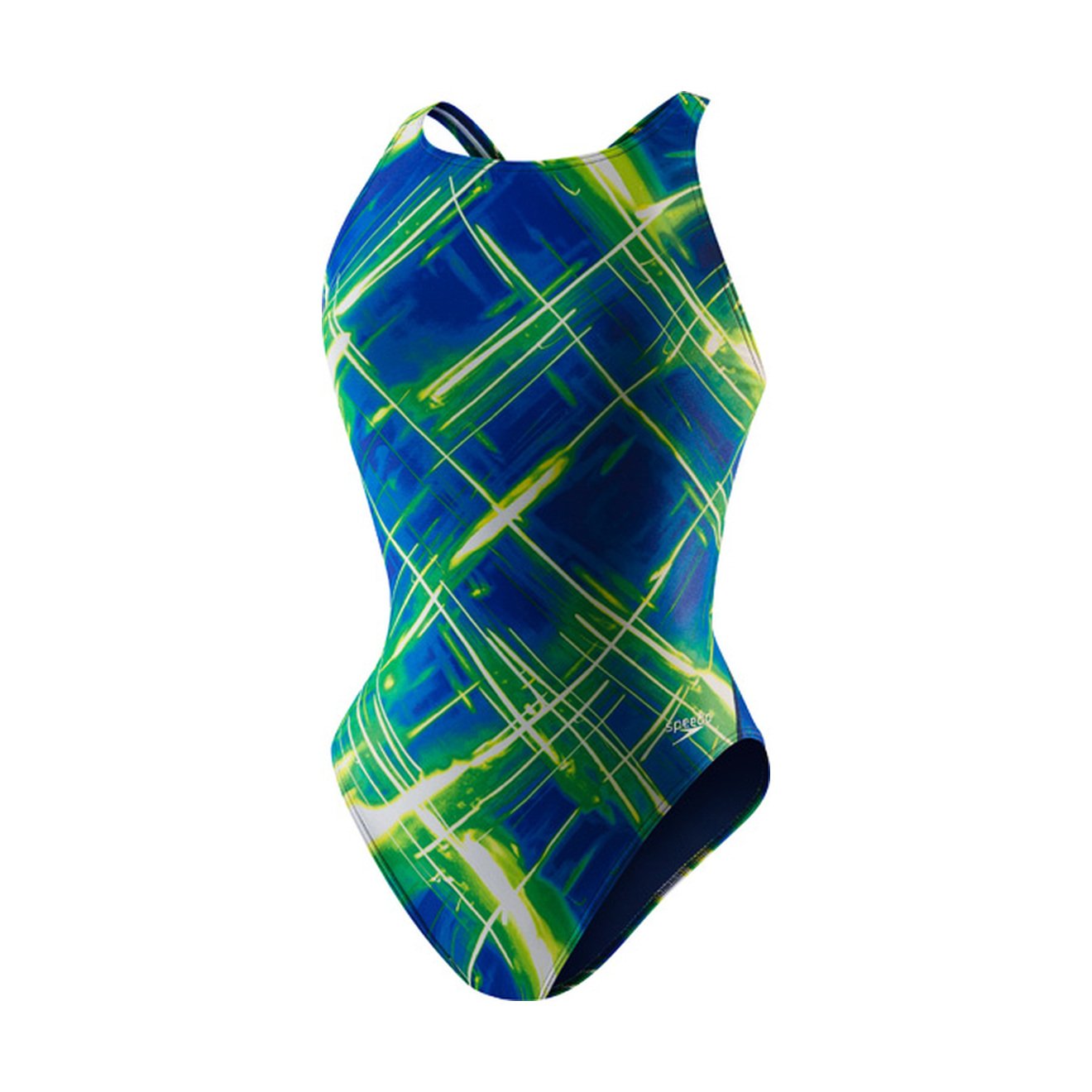 Speedo Solar Strobe Recordbreaker Performance One Piece Swimsuitبدلة سباحة من قطعة واحدة تعمل بالطاقة الشمسية Traje de baño de una Pieza con energía Solar Strobe Recordbreaker Performance Mujer