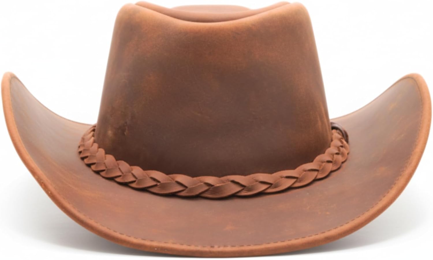 RESISTANCE Premium Australian Style Leather Cowboy Hat | Shapeable Outback Hat for Men and Women