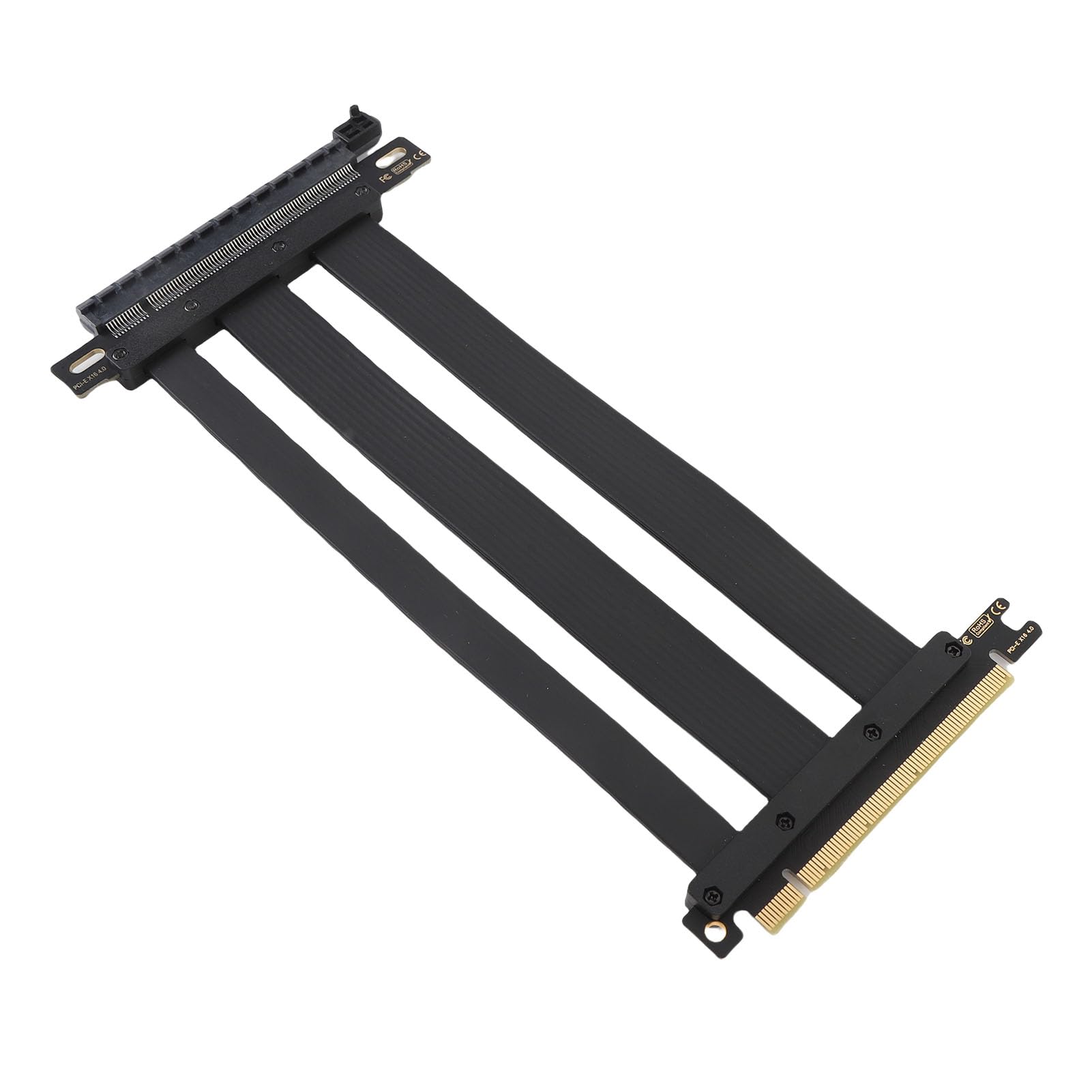 Zunate Port rozszerzeń Elastycznej Karty Przedłużającej PCIe 4.0 X16 do Komputerów PC, Zwiększona trwałość Kabla dla Procesorów Graficznych RTX 8900, Kabel Rozszerzający GPU do Serwerów, Systemy