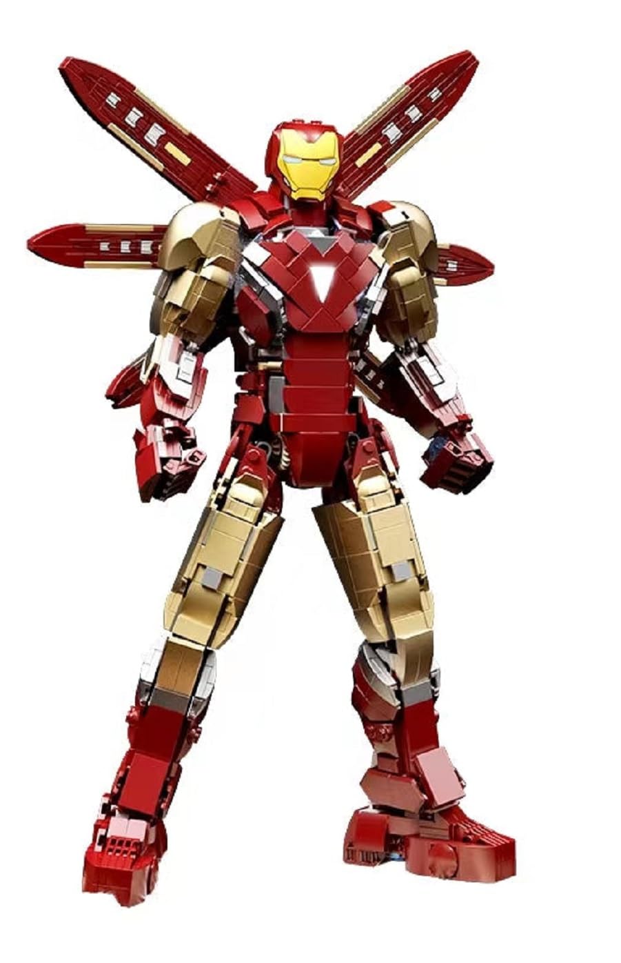 Bestie toys Technical Building Blocks Varaities Toy For Build And Display, Kid's Room Building Set For Boys And Girls Ages 10 And Up, Scale Model Kit For Kids And Adult (Iron Hero Blocks), Multicolor