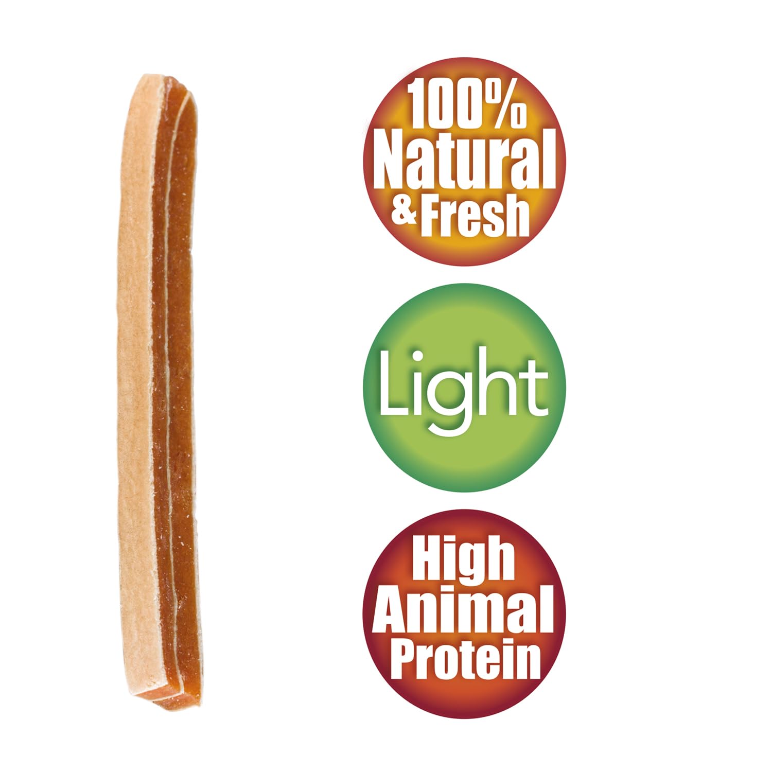 ARQUIVET Lanières de poulet et poisson 1 kg- 100% de collations naturelles pour chiens - produit léger, faible en matières grasses