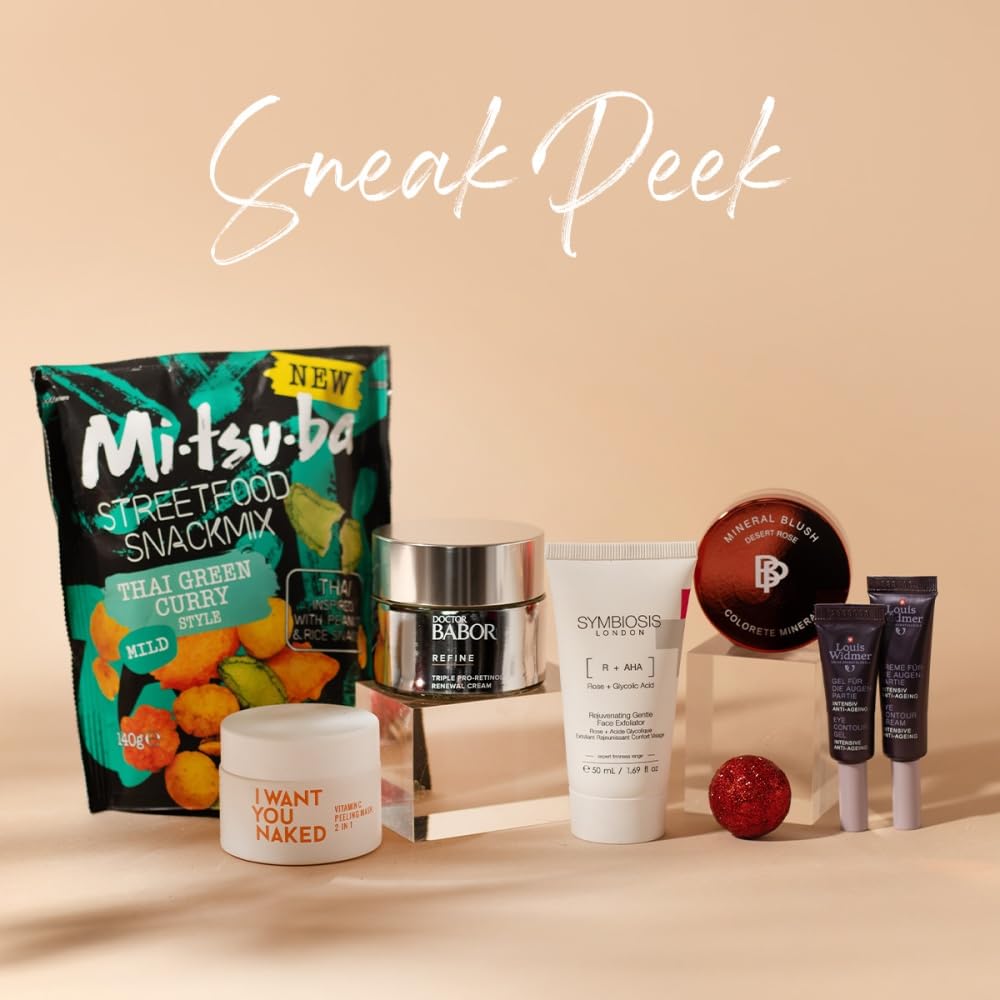 BARBARA BOX Adventskalender 2024 im Wert von über 450€ | Frauen Adventskalender | 24 beliebte Beauty-, Food- & Lifestyle Produkte in einem Adventskalender für Frauen