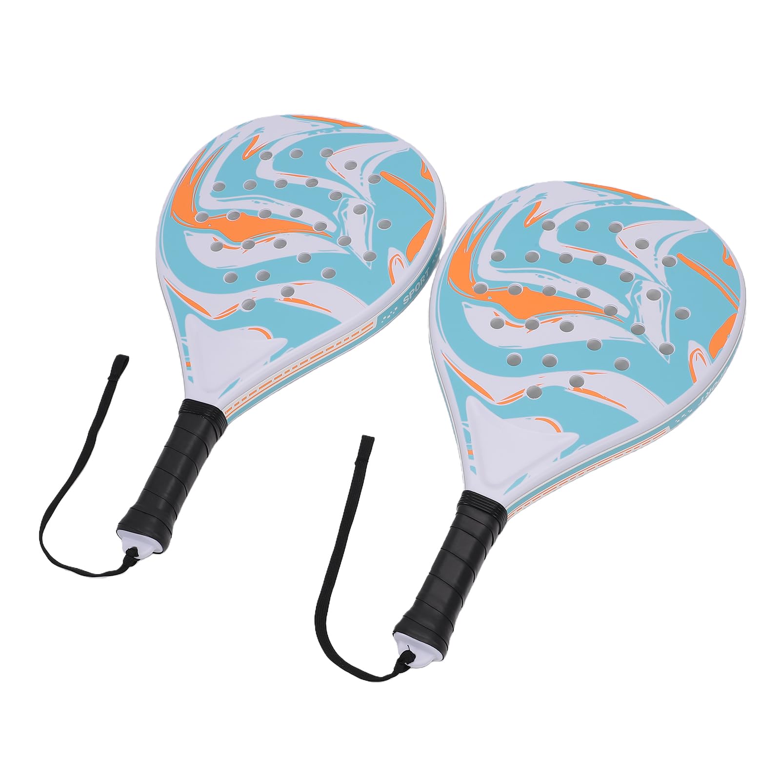 Demeras Racchetta da Paddle Tennis con Presa Ottimizzata e Design Confortevole per il Gioco Casual All'aperto 2 unità