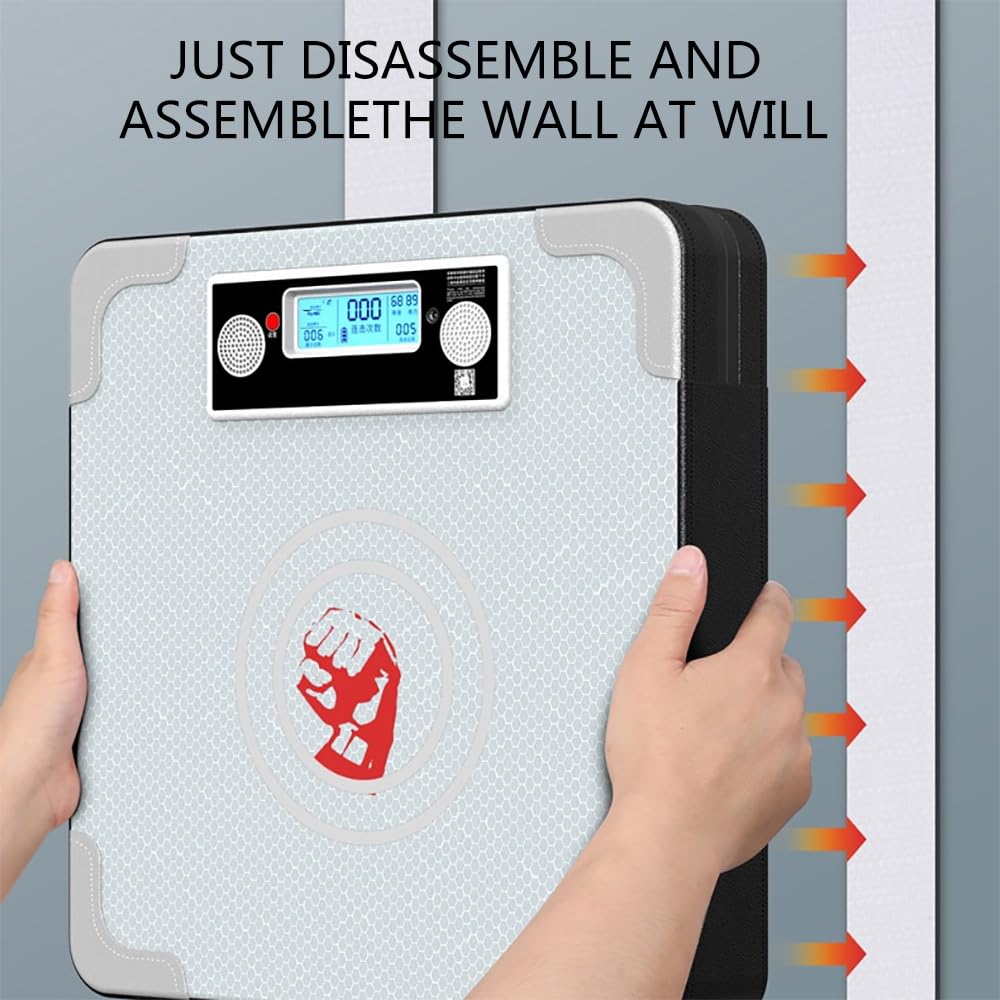 Machine De Boxe Murale électronique – Testeur De Frappe Avec écran LCD, Musique, Lumières, Pour Kick Boxing, Taekwondo