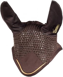 Horze Crescendo Holbrook Ear Net Dark Brown Pony