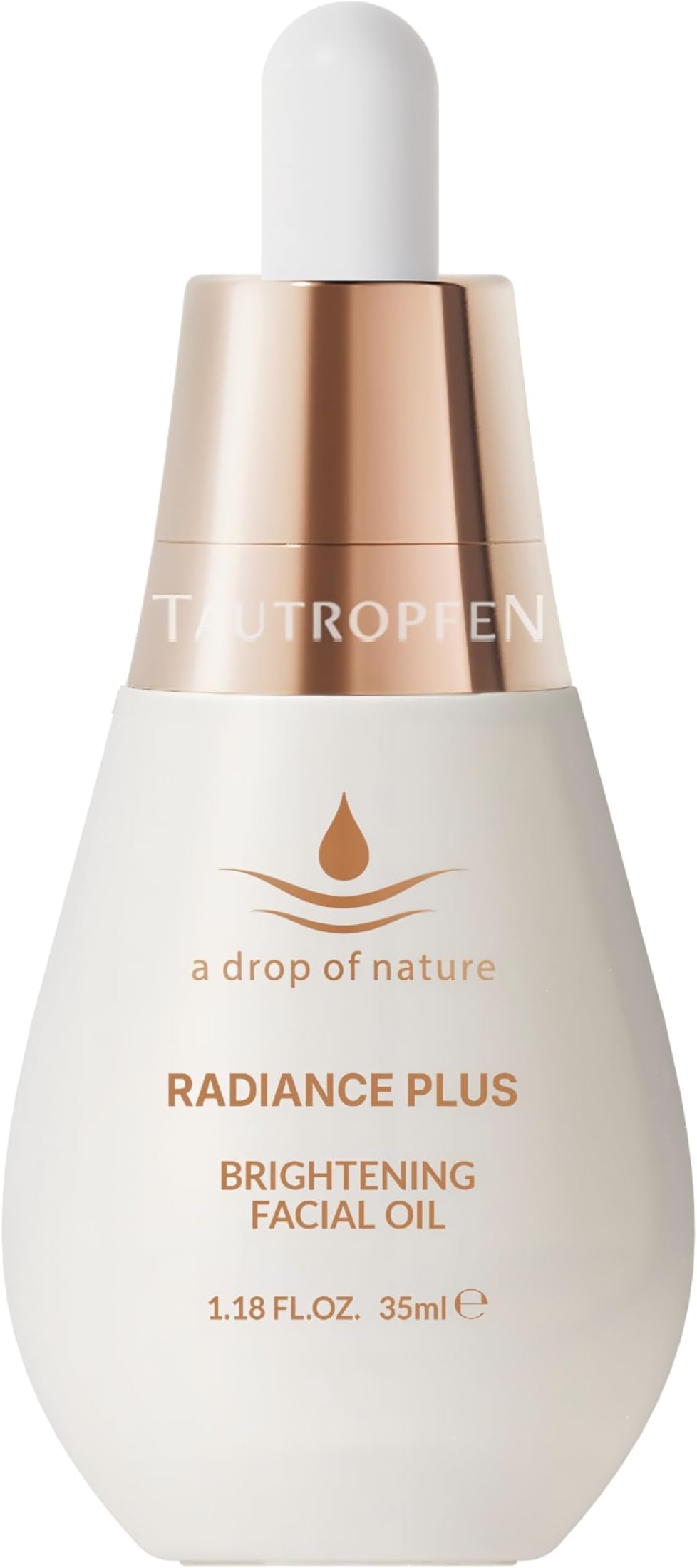 Sea Buckthorn Balancing Face Oil (35 ml) - Moisturiser for Balanced Skin Pigmentation - with Sea Buckthorn Oil, Pomegranate Seed Oil & Vitamin C for All Skin Types - TAUTROPFEN Natural Cosmetics