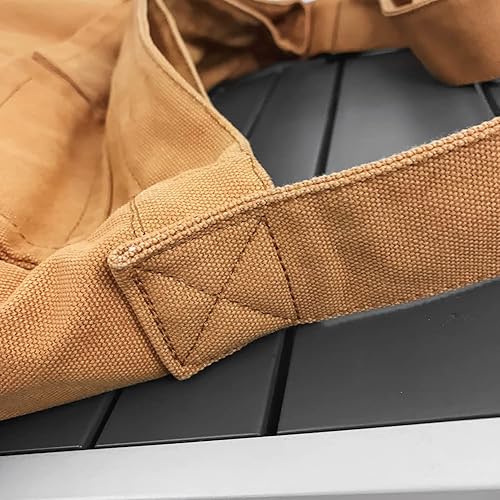 Miniatura 4 de Bolso bandolera de lona con broches y colgante, lindo, para mujeres y niñas, bolso de hombro casual, estético, para la escuela