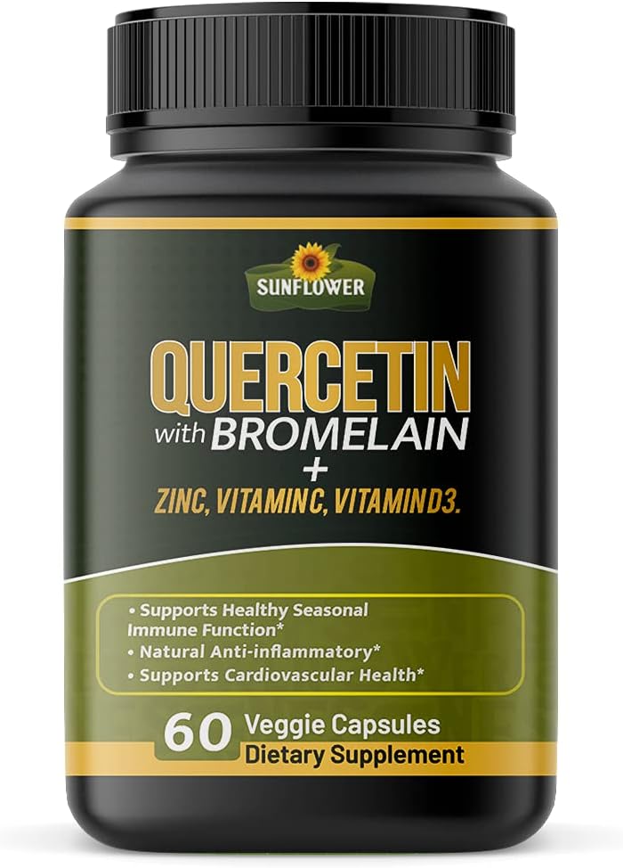 Quercetin with Vitamin C and Zinc Quercetin with Bromelain