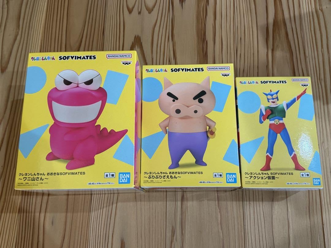 クレヨンしんちゃんフィギュアセット未開封箱小傷