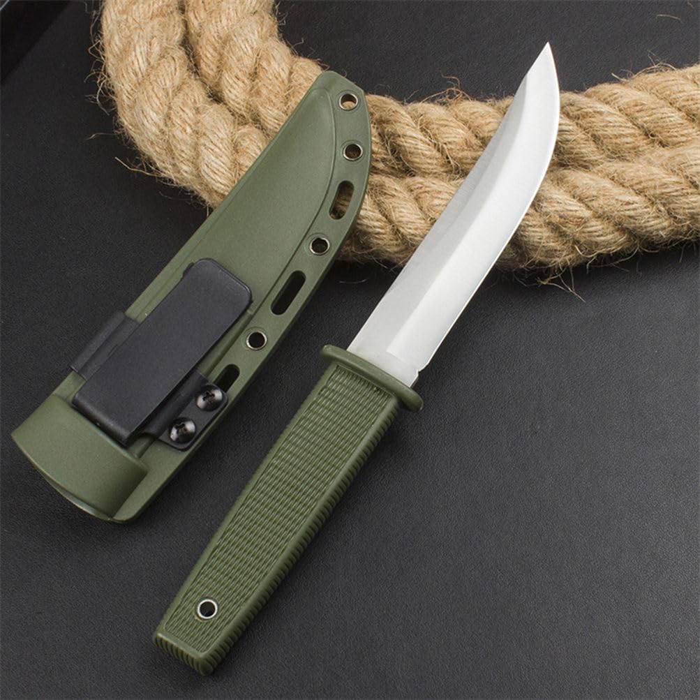 Generico TEERMA VT7 Forgiatura integrata fixed blade Coltello multiuso, Utilizzato principalmente per campeggio, caccia, pesca, esplorazione della giungla, escursionismo