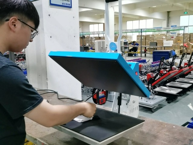 Máquina termofijadora comercial 16 x 20 pulg. Gbonklong miniatura 7