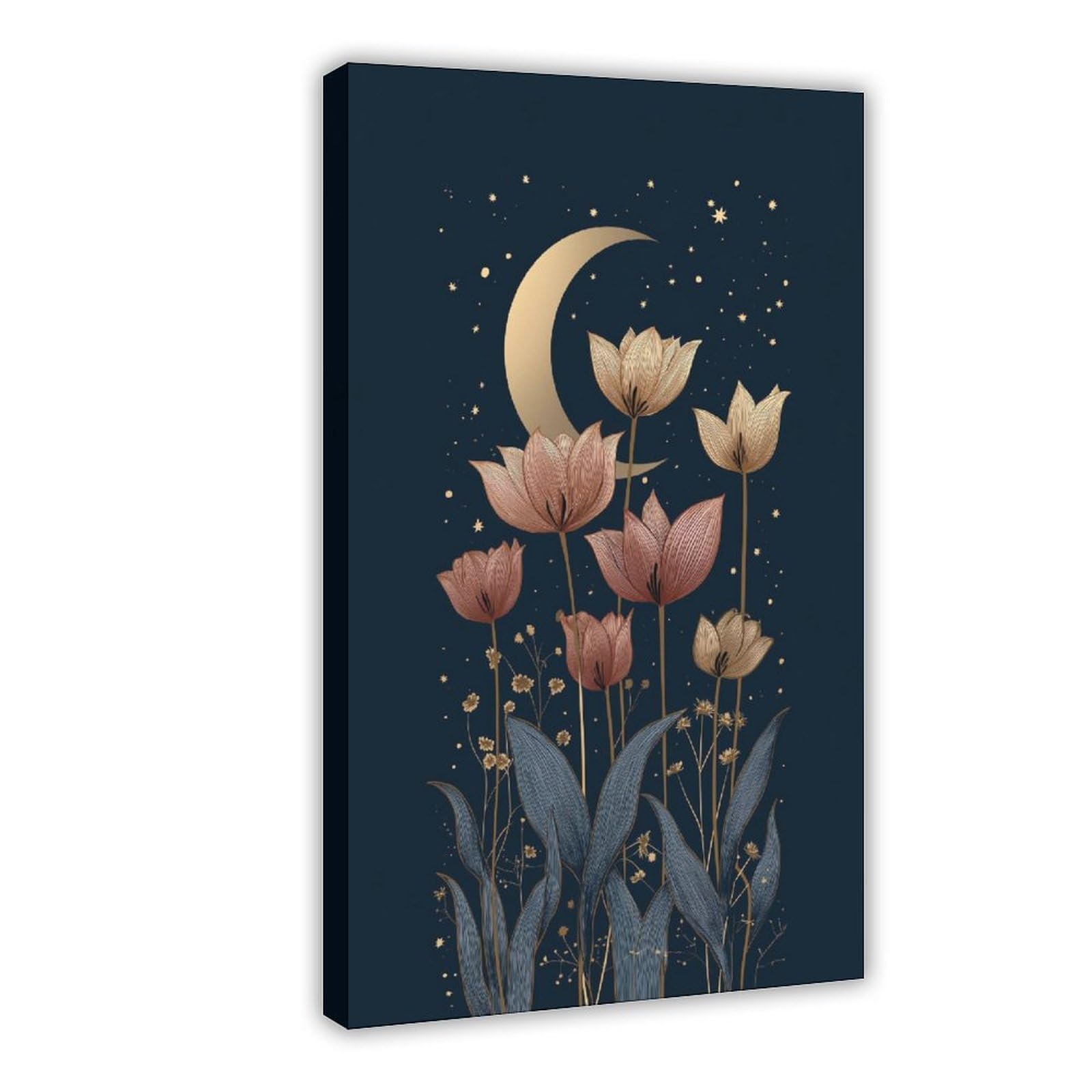 MRYCQ Celestial Tulip Poster Canvas Poster for Home Decor Gift