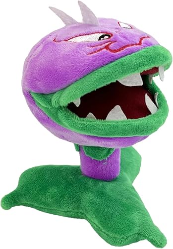 Miniatura 1 de Dyharnsty Plants vs Zombies - Juguetes de peluche Chomper Plant Soft Figure Muñecas, plantas contra zombies, juguetes de PVZ Plush 1 2 Set (Chomper)