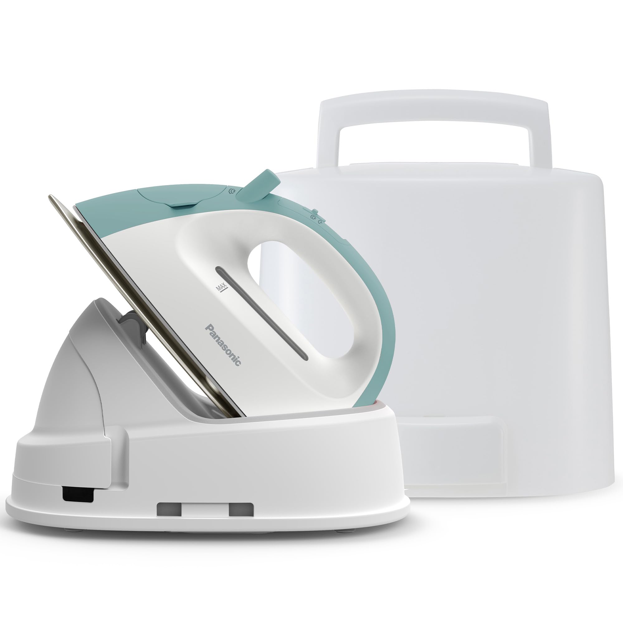 Plancha de vapor inalámbrica Panasonic Compact Light con estación de carga NI QL300G