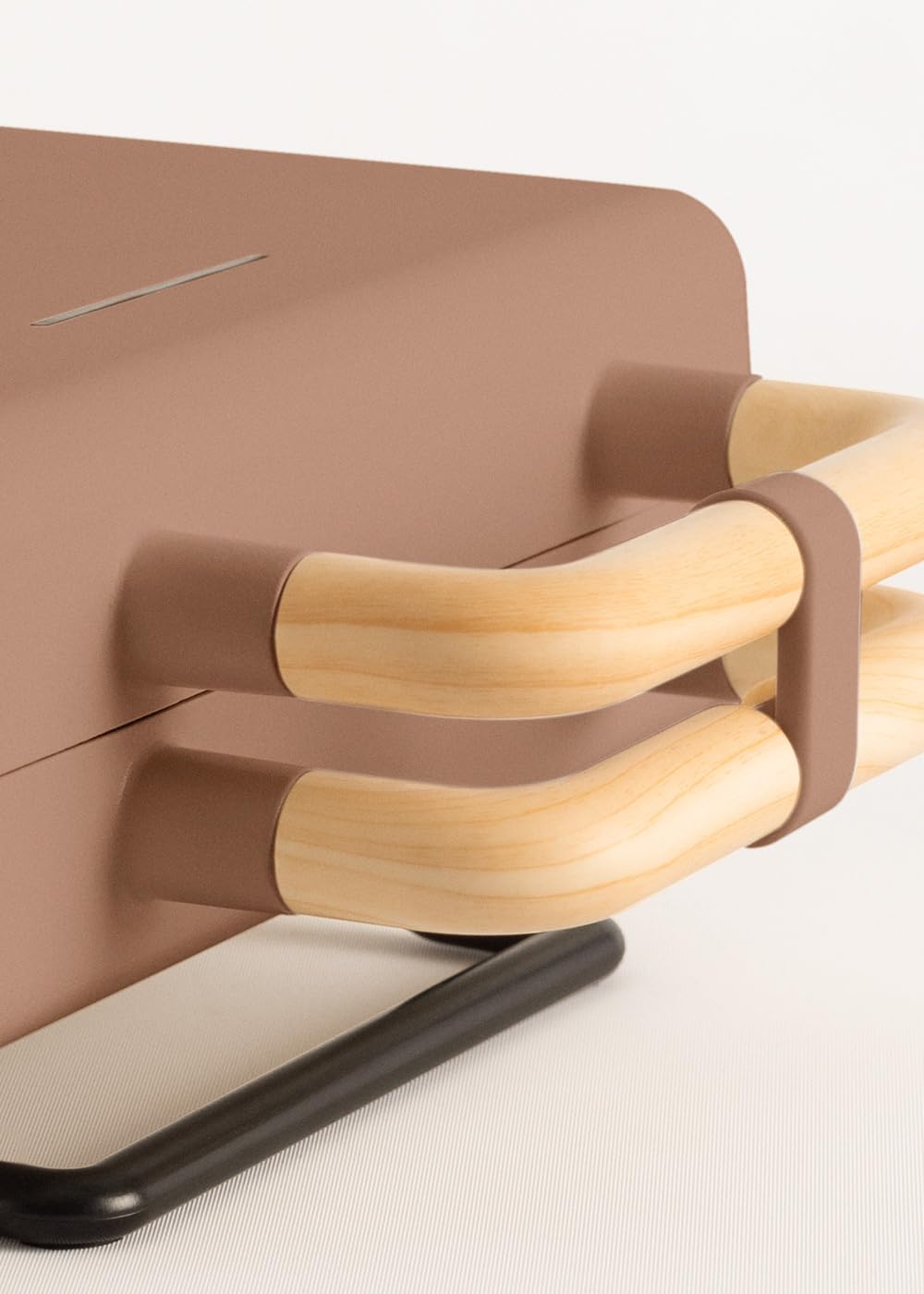 CREATE/STONE STUDIO/Tostiera per panini, grill e waffle moka / 3 piastre intercambiabili: Grill, waffle e panini, antiaderente, apertura 100º, spegnimento automatico, retro, 800W