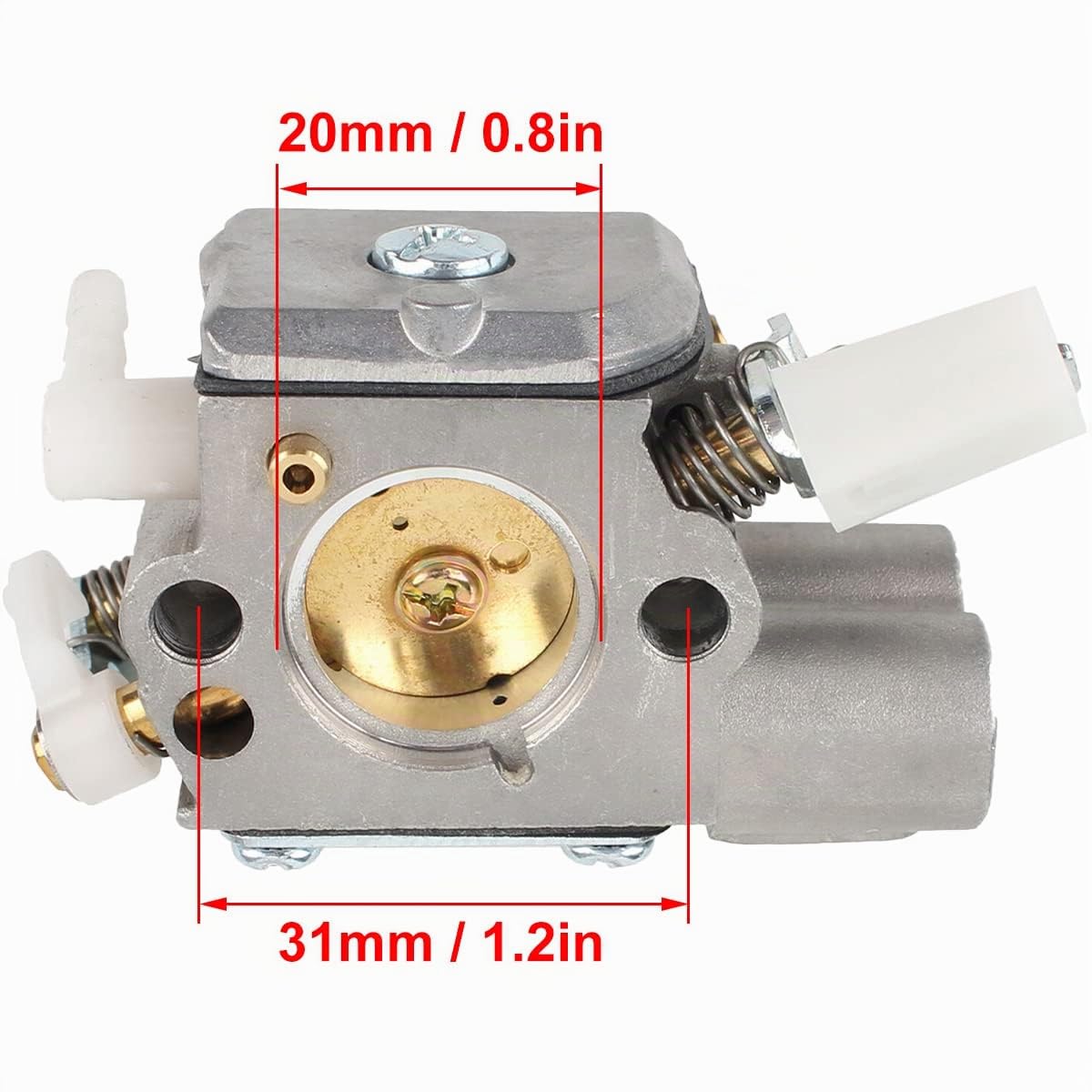 ZAMDOE Carburateur Compatible pour Stihl MS251 MS231 MS 251 MS231 Tronçonneuse avec Filtre à air Bougie d'allumage Filtre à Carburant Filtre à Huile Kit d'entretien C1Q-S233 1143-120-0617