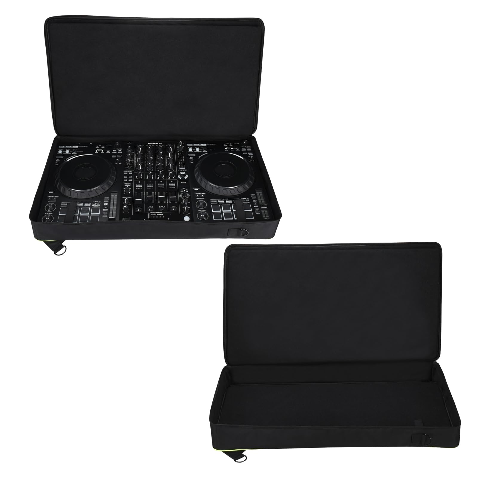 Consolle DJ Borsa Custodie per AlphaTheta DDJ-GRV6,per Pioneer DJ DDJ-FLX10/DDJ-1000SRT/DDJ-1000 DJ Controller,Custodia Viaggi Portatile con Tracolla,Borse per Cuffie,Tablet,Cavo