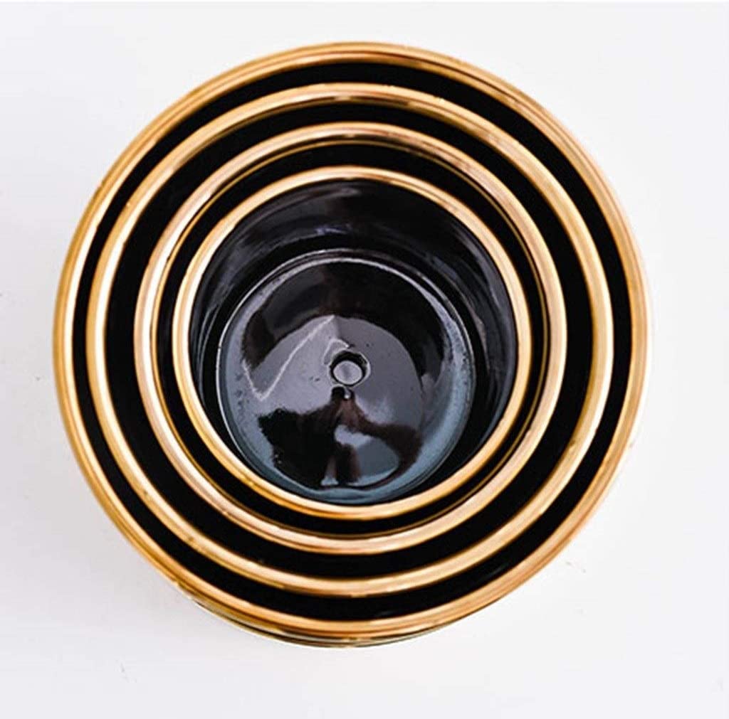 Wiszące donice Ogród Ogrodnictwo Doniczki Doniczki biurowe, doniczki ceramiczne z tacą Zielony/biały Cylindryczny (zielony 18 * 18 * 18CM)
