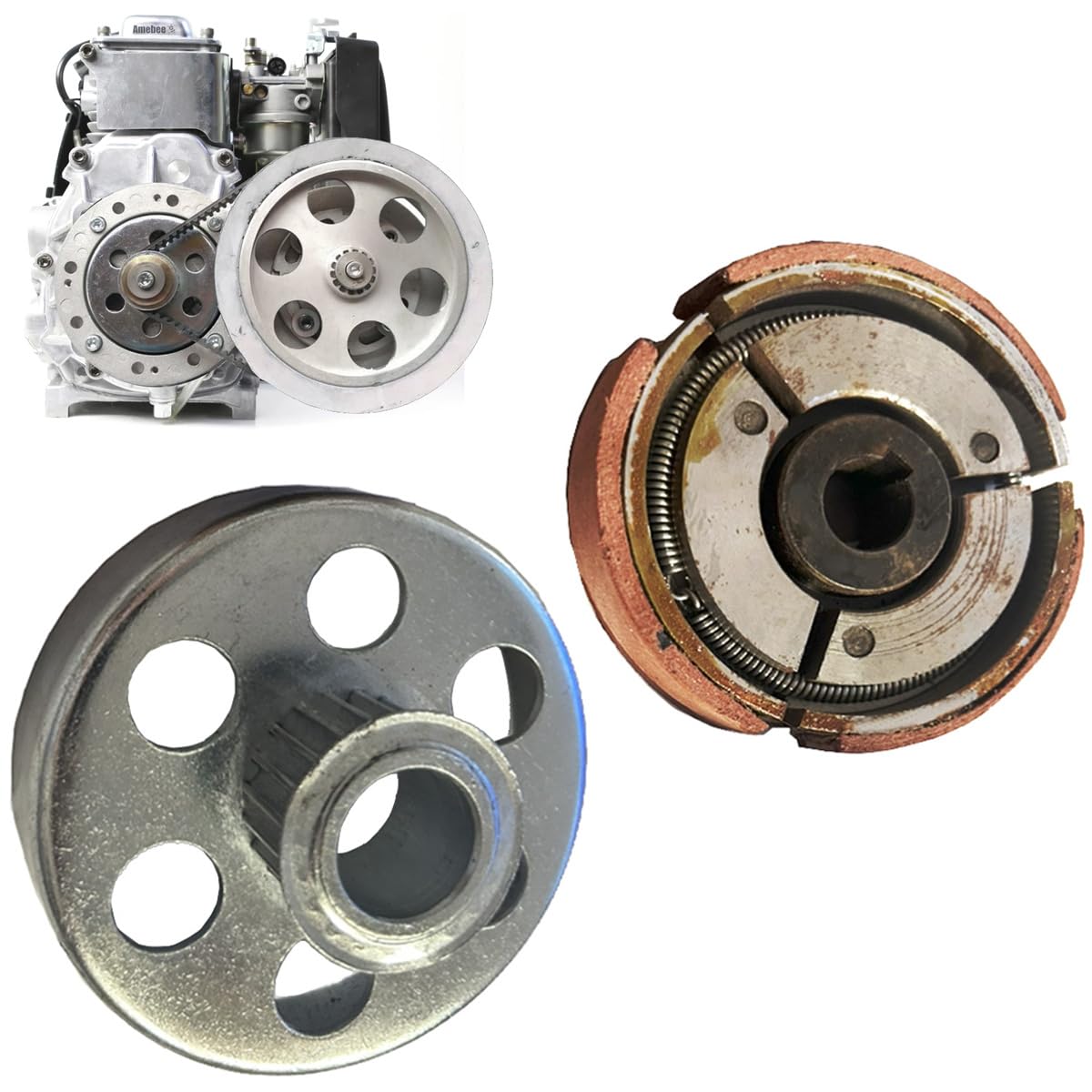 Bike Engine Clutch Plate 16mm ~5/8in shaft 100cc 4 Stroke Engine