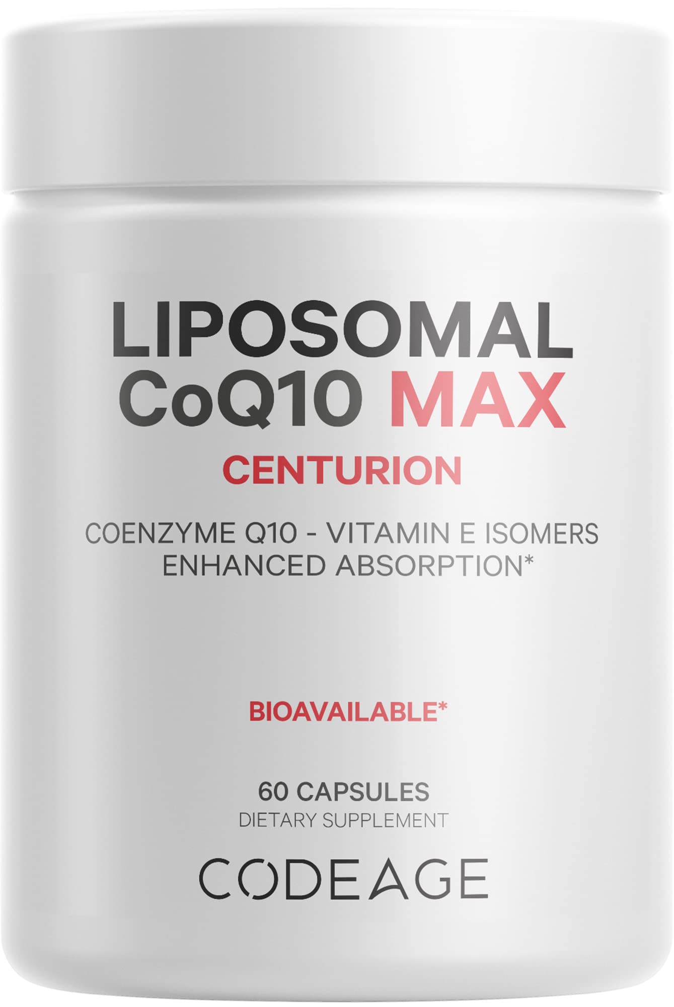 Codeage Liposomal CoQ10 Supplement Max