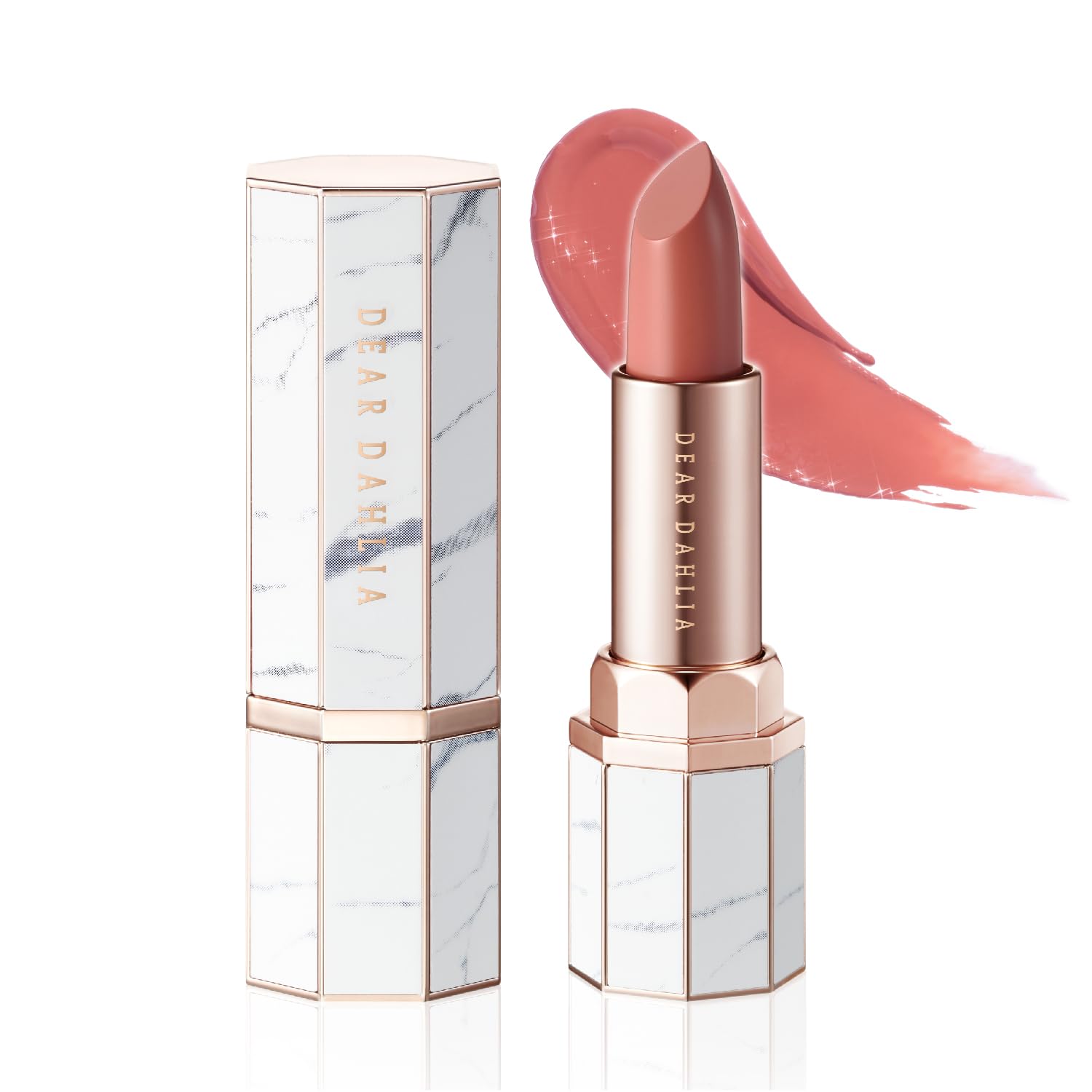 DEARDAHLIA Lip Paradise Sheer Dew Lipstick (Lucy) - Silky & Dewy Glow Lipstick with a Smooth and Hydrating Texture, and Buildable High-Pigment Color.