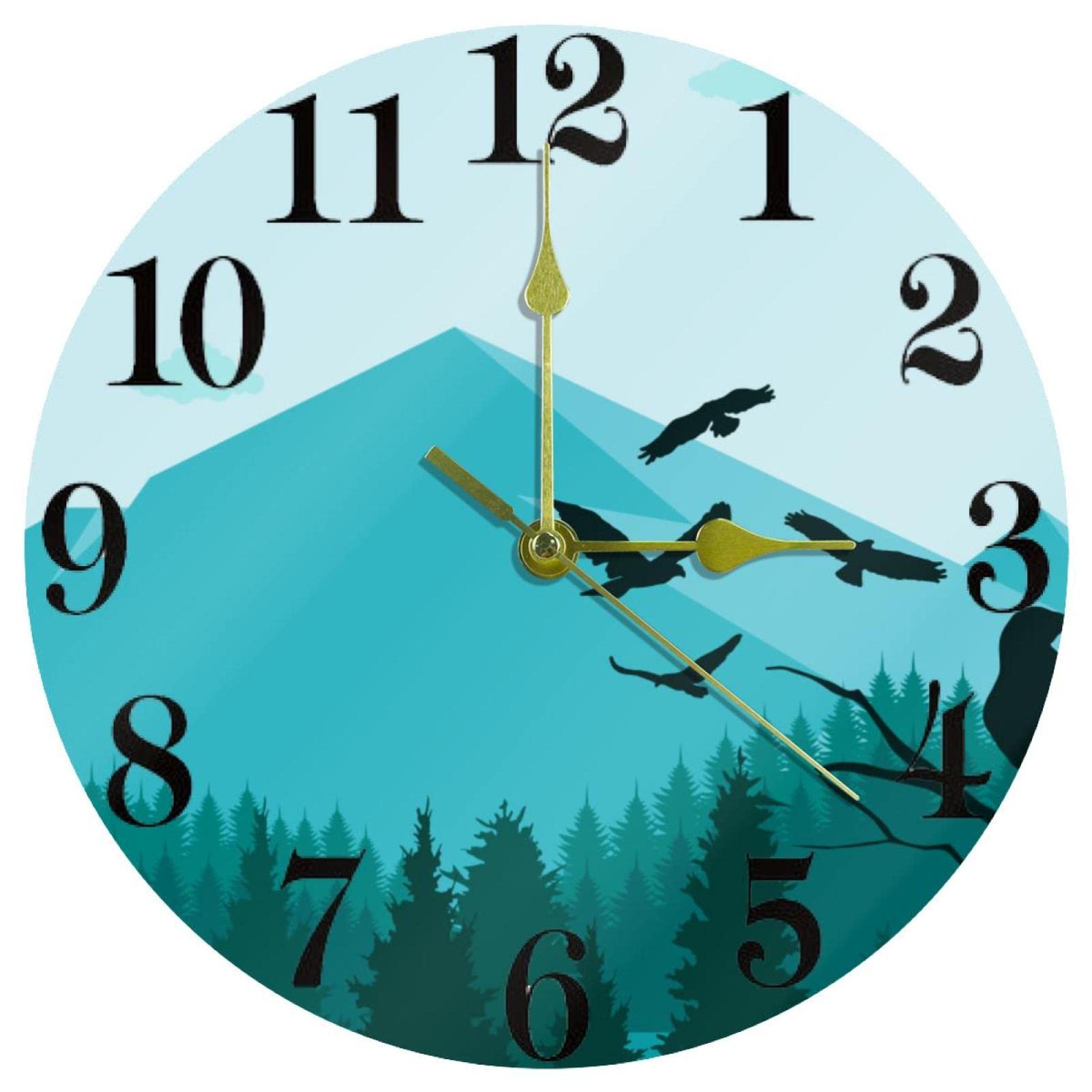 Horloge murale silencieuse Buzzard pour éliminer le bruit du tic-tac dans votre bureau