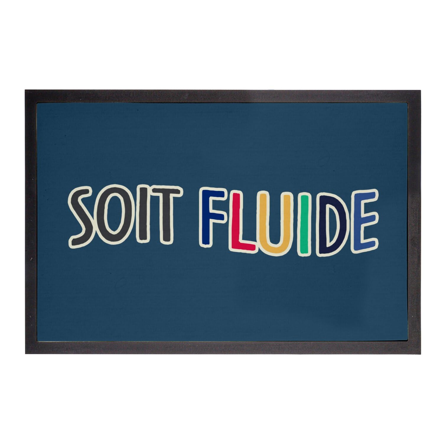 Paillasson genre pride bleu Fabulous pour afficher votre fierté