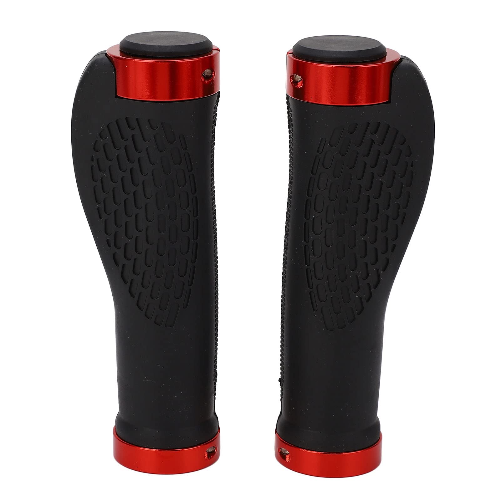 2 Pieces Electric Scooter Handle Sleeve Silicone Prevent Slip Replacement Scooter Handle Bar Grip Cover (Red)