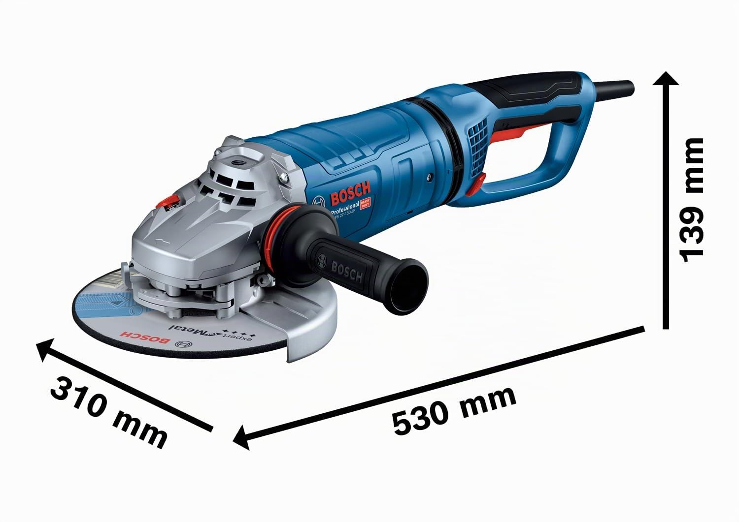 Bosch PRO Amoladora GWS 27-180 JR
