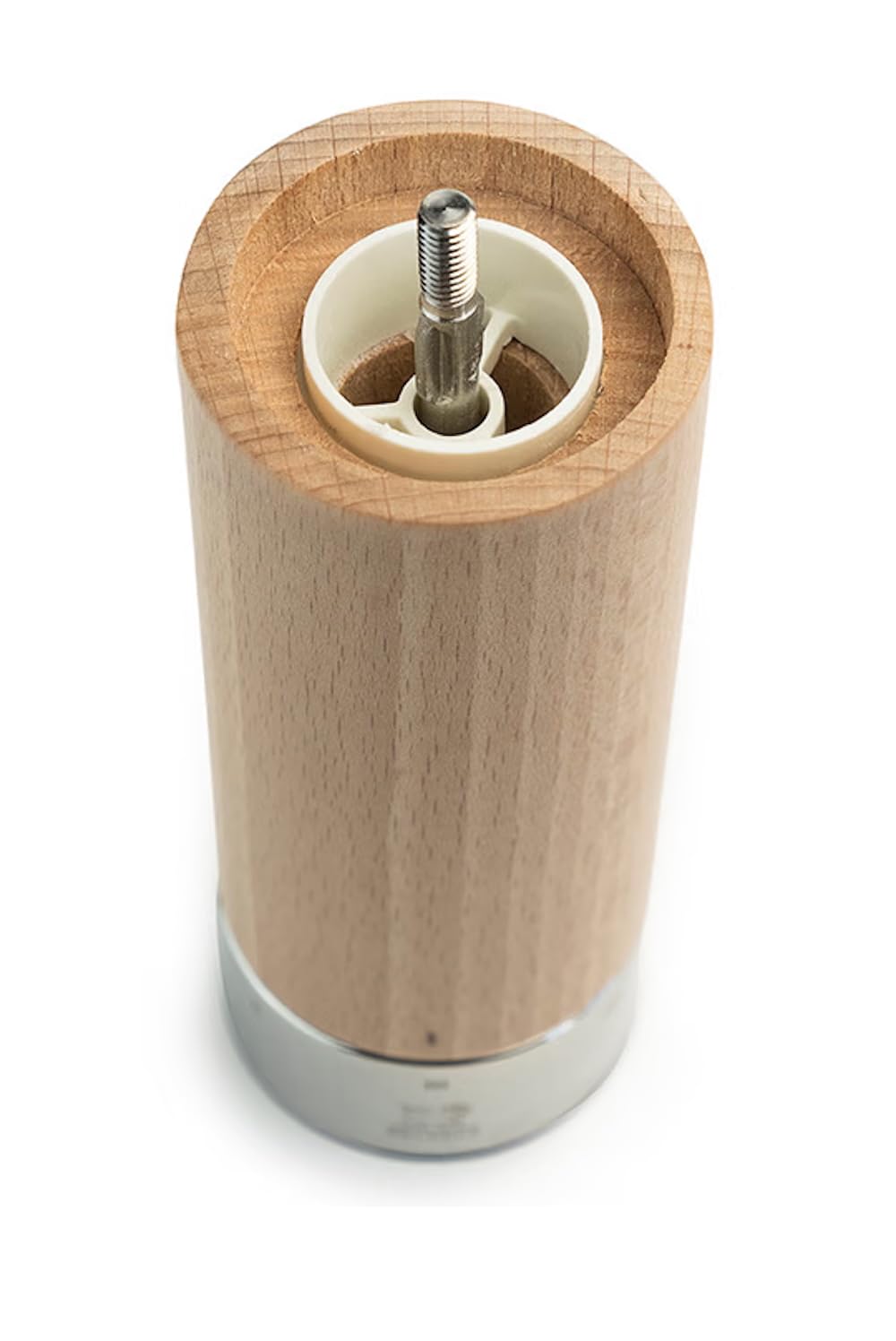 PEUGEOT - Moulin à Sel Isen u'Select 18 cm - 6 Réglages De Moutures Prédéfinies - Innovation Sel Glace, Mécanisme Zirlion - En Bois de Hêtre Naturel PEFC et Inox - Fabrication Française