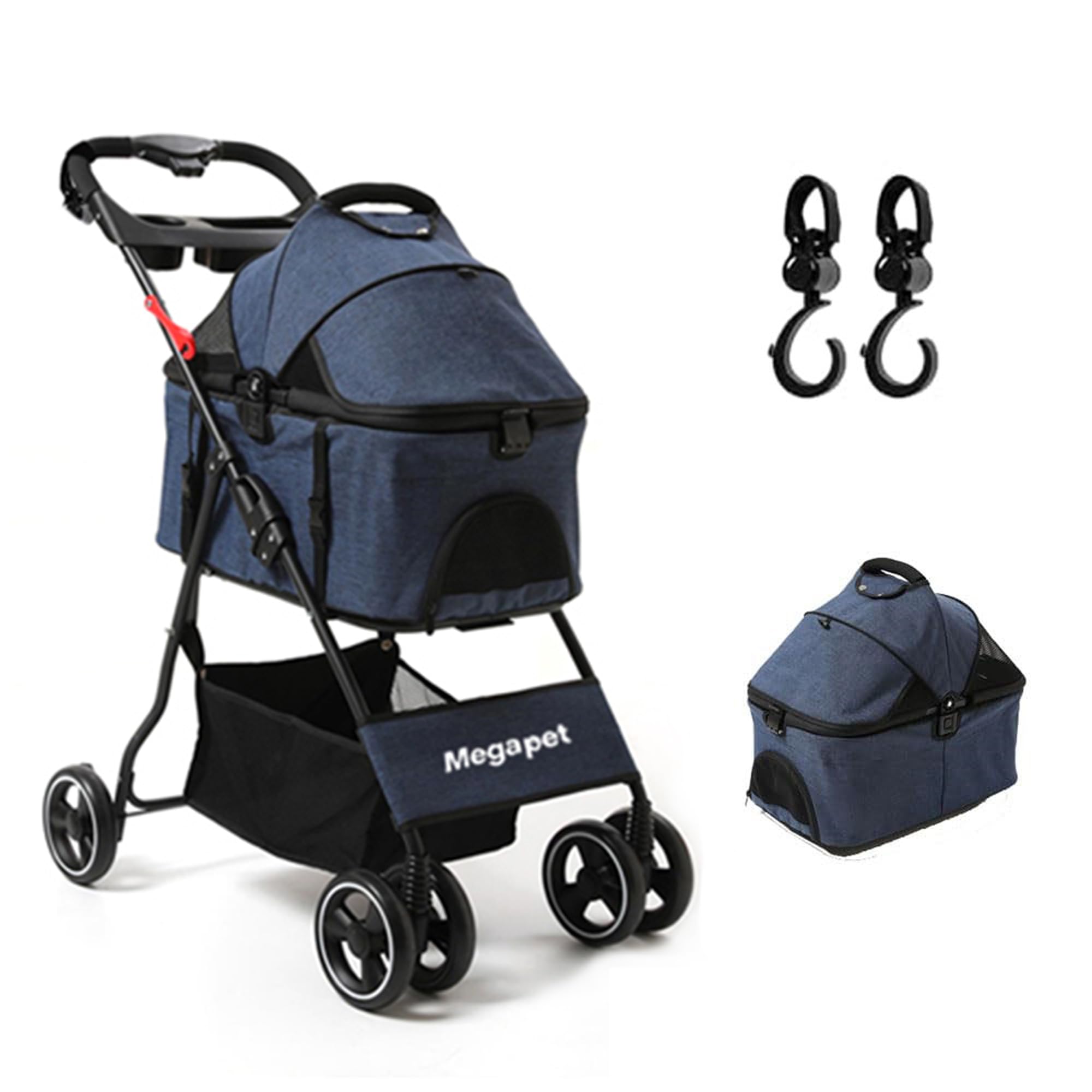 Amazon.co.jp: MEGANEKO ペットカート 折りたたみ コンパクト 犬
