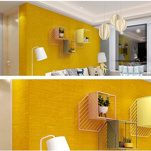 Miniatura 5 de Adhesivos de pared de ladrillo 3D, paneles de espuma, autoadhesivos, impermeables, de piedra sintética, papel tapiz para sala de estar, fondo de TV,