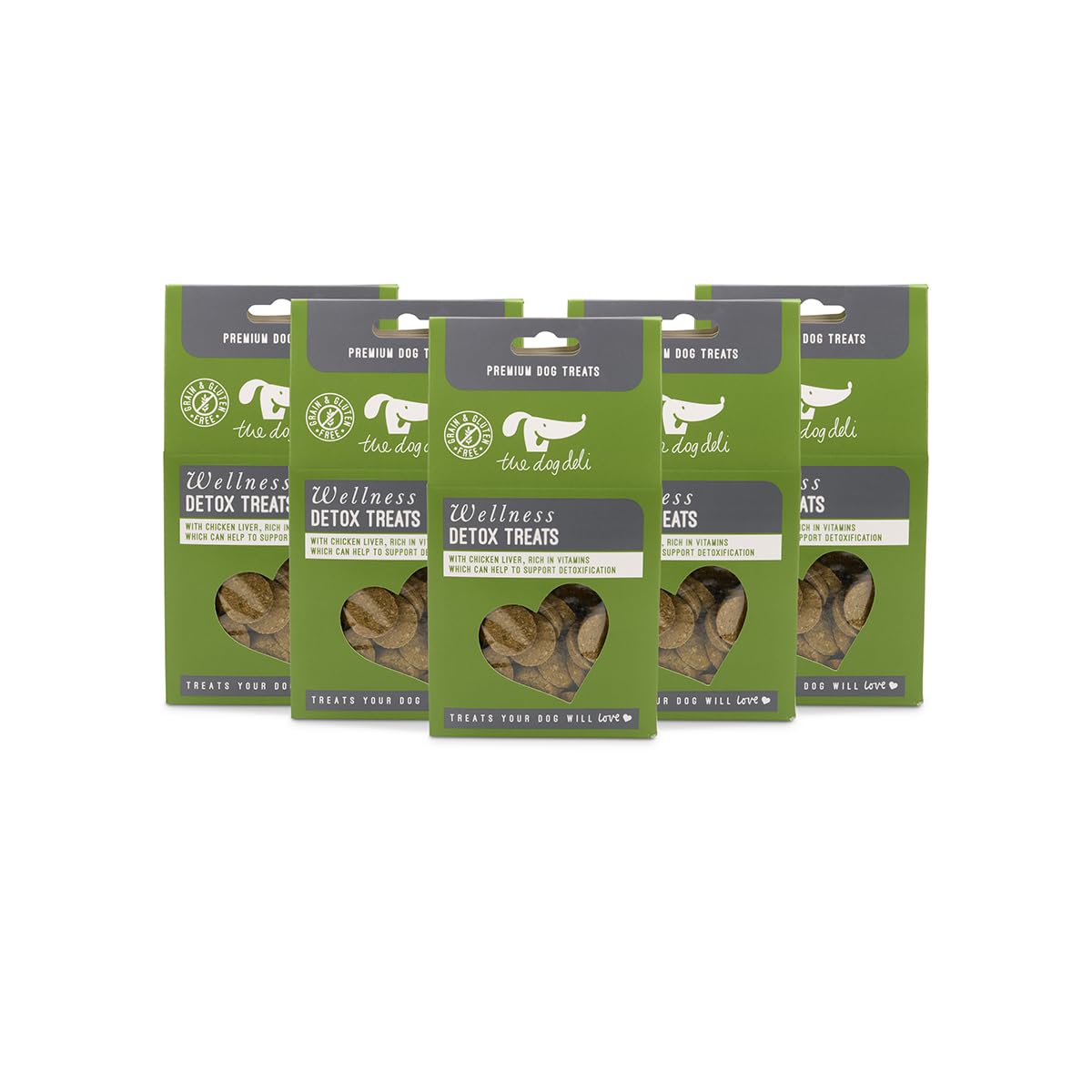 Petface Dog Deli Natural Wellness Dog Treats, 165 g, Pack of 5
